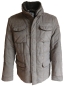 Preview: Baileys maskuline Steppjacke in braun Karodesign