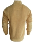 Preview: Baileys Troyer Stehkragen Pullover in safran Perlfangstrick