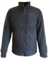 Preview: Cabano Steppjacke New Canadian in schwarz grau melange