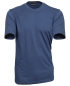Preview: Casa Moda Rundhals T-Shirt in dunkelblau terra blau Uni