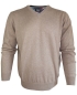 Preview: Casa Moda edler V-Neck Pullover Baumwolle Kaschmir in camel