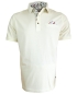 Preview: Giordano Polo Shirt mit Brusttasche in creme und Ziertuch multicolor