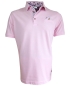 Preview: Giordano Polo Shirt mit Brusttasche und Ziertuch in rosa