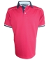 Preview: Maselli Polo Kurzarmshirt in rot marine weiss 9216-12