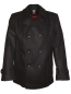 Preview: Radloff Pea Coat Caban maskuliner Kurzmantel in schwarz