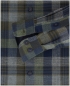 Preview: REDMOND Langarmhemd Flanell grün dunkelblau Karo Casual Comfort Fit