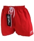 Preview: Sun Project Swim Shorts in rot mit Sticklabel in weiss