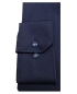 Preview: eterna Modern Fit Langarmhemd Stretch dunkelblau Minimuster