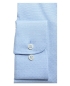 Preview: eterna Slim Fit Langarmhemd hellblau Minidesign Ton in Ton