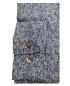 Preview: eterna Slim Fit Langarmhemd in blau florales Minimuster