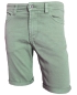 Preview: Hattric Jeans Bermuda Stretch grün Denim mit Saumumschlag