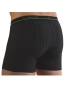 Preview: u-wear Pants Short Modell Pin Stripes in schwarz mit Feinstreifen