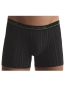 Preview: u-wear Pants Short Modell Pin Stripes in schwarz mit Feinstreifen