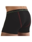 Preview: u-wear Pants Short Modell Retro Lines in schwarz rot