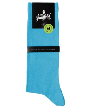 von Jungfeld 1 Paar Herrensocken Curacao in meerblau