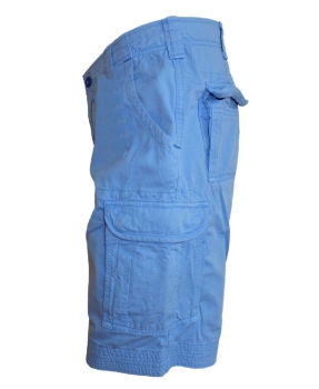 Giordano Freizeit Cargo Short in blau mit 6 Taschen