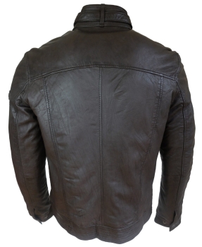 bruno banani Lederjacke Modell Clapton darkbrown