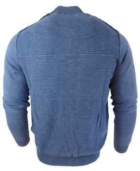 Baileys modischer Cardigan in indigoblau mit Reißer