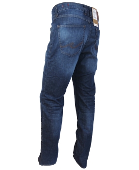 Hattric Jeans Harris indigo blue Tailored Denim Buffis Five Pocket Style