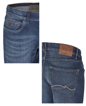 Hattric Jeans Harris Cross Denim 1972 Modern Fit blue