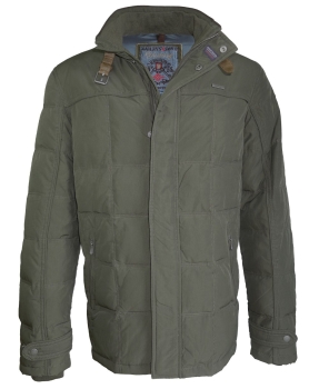 Baileys maskuline Long Steppjacke Yachting in oliv