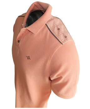 Baileys Polo Shirt Piqué PACIFIC in orange garmed wash