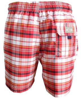 Baileys Swim Short Beach Karodesign in rot weiss blau