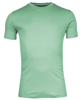 Baileys Rundhals Shirt in jade mit Sticklogo