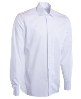 Botthof Galahemd Slim Fit 85 Haikragen in weiss ivory schwarz