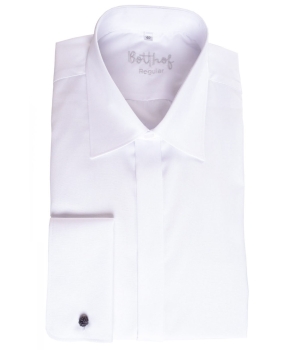 Botthof Galahemd Regular Fit 55 Kentkragen in weiss und ivory