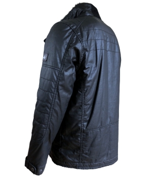 Cabano New Canadian Carbon Long Winterjacke in schwarz