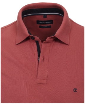 Casamoda Sport Polo Shirt Stretch in beere rot