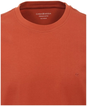Casamoda Rundhals T-Shirt in orange rost