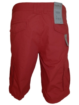 Hattric Freizeit Short in rot mit 6 Taschen