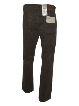 Hattric Jeans Hardy Stretch in Fischgrad Struktur schwarzbraun