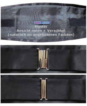 Hemley Kummerbund SEIDE Satin in nachtblau 85 bis 118 cm