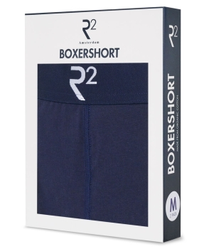 R2 Amsterdam Doppelpack Boxer Short dunkelblau uni