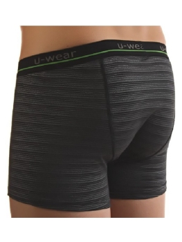 u-wear Pants Shorts Modell Sparkling Stripes schwarz grau