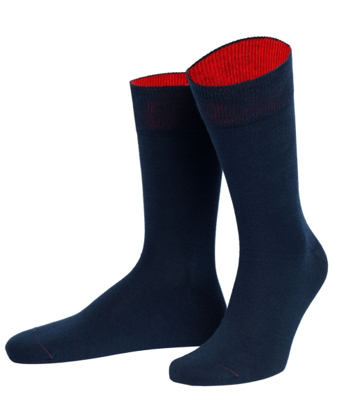 von Jungfeld 3er Box DREISATZ Socken in grün rot dunkelblau