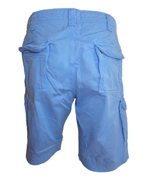 Giordano Freizeit Cargo Short in blau mit 6 Taschen