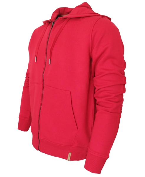 eterna Sweat Jacke Hoodie WE CARE in rot mit Kapuze