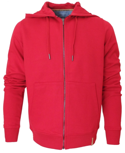 eterna Sweat Jacke Hoodie WE CARE in rot mit Kapuze