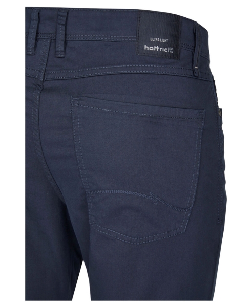 Hattric Chino Hunter ULTRA LIGHT Five Pocket Stretch in mittelblau