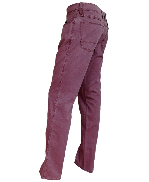 Hattric Chino Hunter Five Pocket Stretch in beere