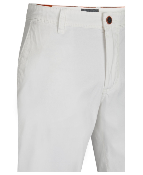 Hattric Chino Bermuda Twill Stretch in weiss