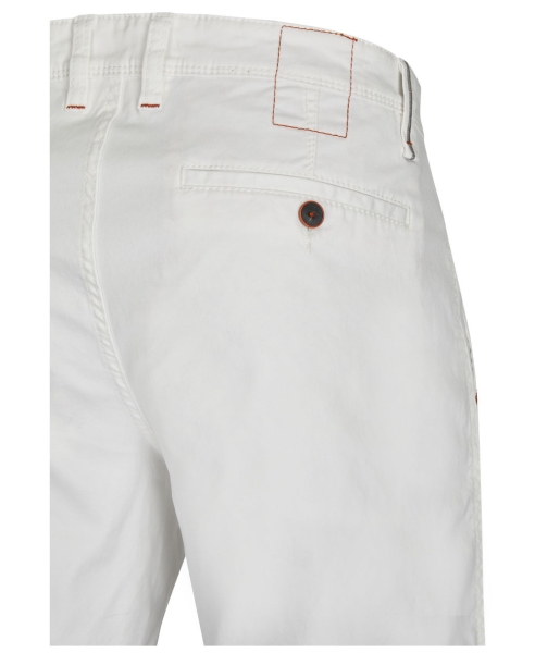 Hattric Chino Bermuda Twill Stretch in weiss