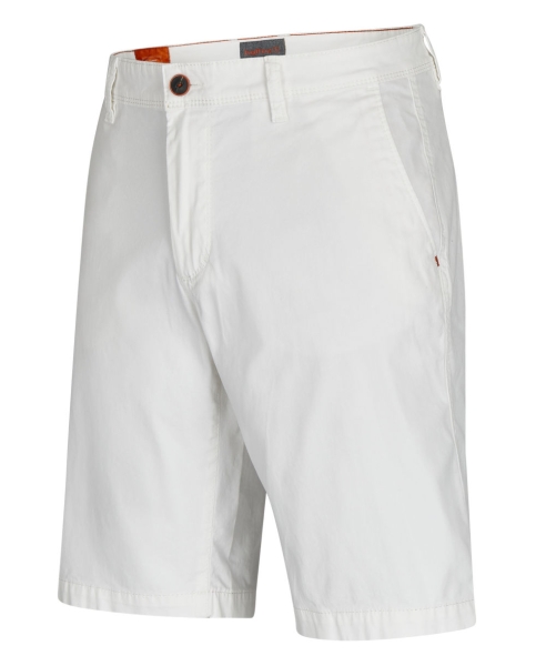 Hattric Chino Bermuda Twill Stretch in weiss