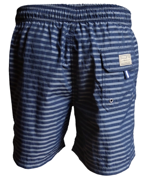 Baileys Swim Short Beach Streifendesign in blau