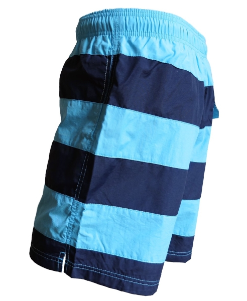 Baileys Swim Short Beach Blockstreifen blau aqua