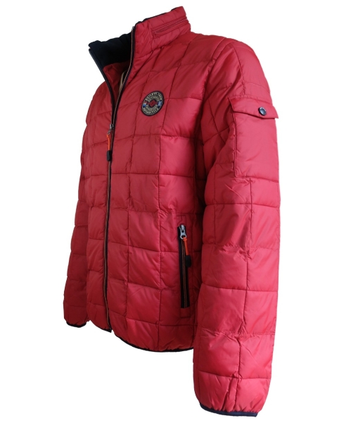 Baileys Casual modisch maskuline Steppjacke Racing in rot